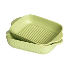 Rectangular Porcelain Baking Dish Set,Au Gratin Dishes,Casserole Dish, Rameki...