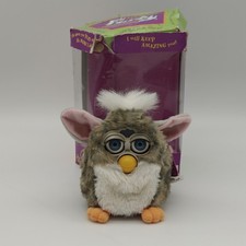 Vintage 1998 Tiger Electronics Furby 70-800 Church Mouse Blue Eyes TESTED