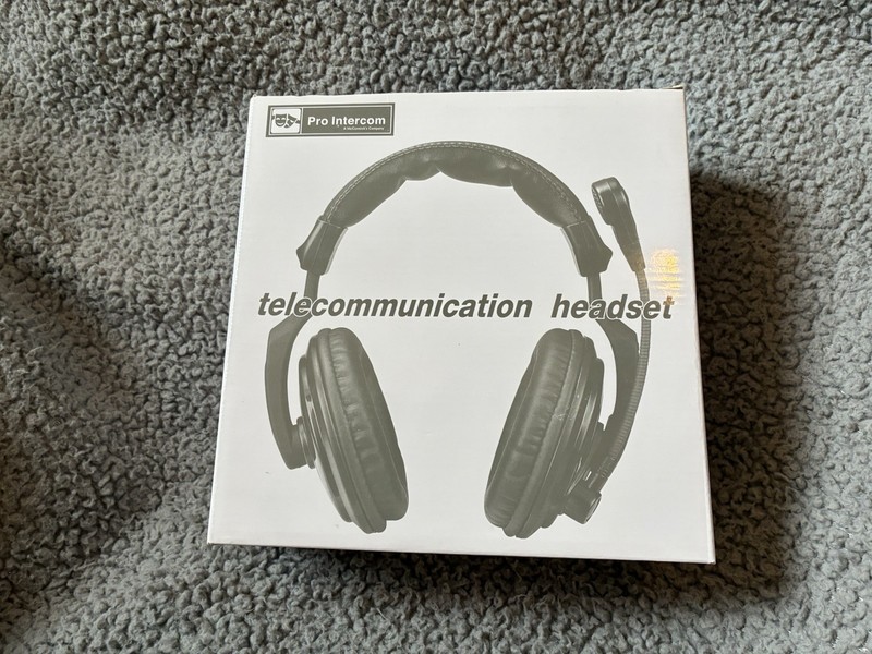 Pro Intercom DMH320 Double Muff HeadSet with Dynamic Mic