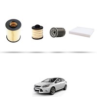 Hoffcar Wartungsset - 4 Filter FüR Ford Focus Iii 2.0 Tdci 110 Kw Ab 2014