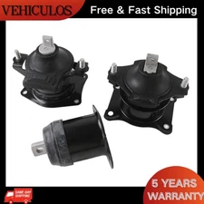 3PC Engine Mounts Set for Honda Acura 2003-2007 Accord 3.0L 2004-2006 TL 3.2L