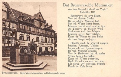 787203) AK Steger´sches Mummehaus u. Eulenspiegelbrunnen Braunschweig gel. 1930