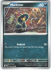 Murkrow 057/094 Phantasmal Flames PFL NM Pokemon Card TCG