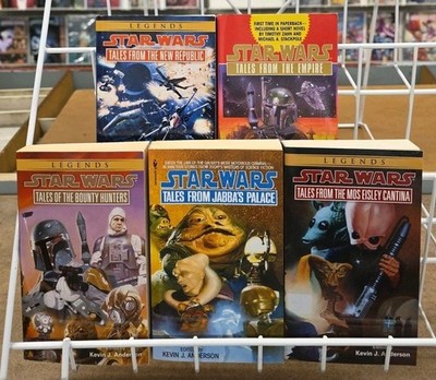 5 Star Wars Tales Of Novels (Empire Jabbas Bounty Mos +) New/ Unread/ Light Wear