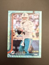 2025 Topps Chrome Football Quinn Ewers #316 Rookie Teal Refractor /299 