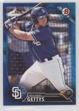 2016 Bowman Draft Top Prospects Blue 134/150 Michael Gettys #BD-185 0l2