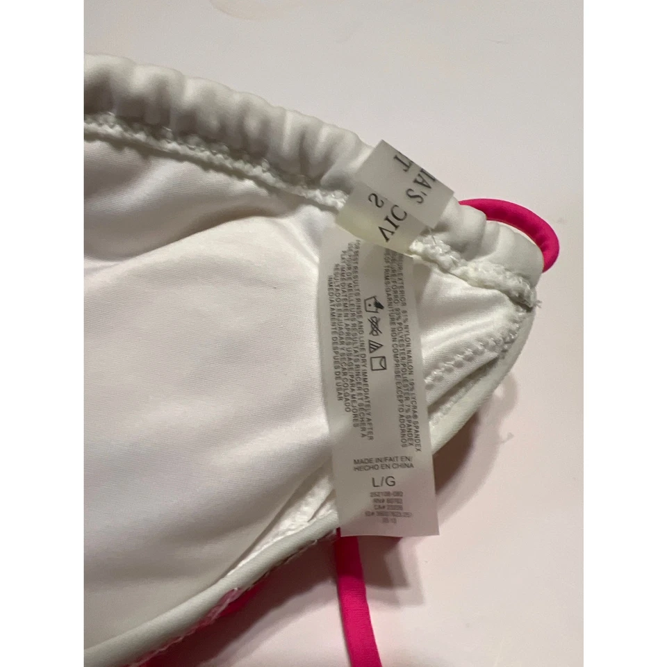 VIctoria's Secret Pastel Rainbow Sequins Bikini Top Size Large - Image 3 of 3