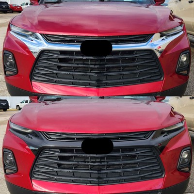 Trim Illusion ABS6578BLK Black Front Grille Overlay 19-22 Chevy