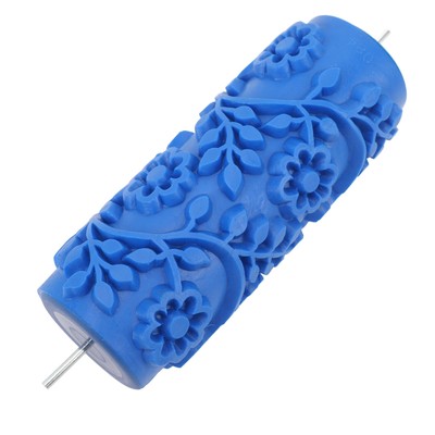 5 Zoll Muster Paint Roller Gummi waschbar Wiederverwendbare Art Texture Roller