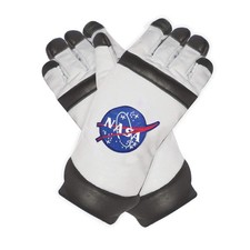 Astronaut NASA Space Adult Gloves White