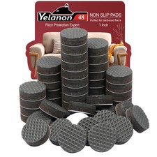 Non-Slip Furniture Pads - 48 pcs Self-Adhesive Rubber Feet for Floors