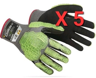 5 X Tilsac. 63-6320 Collide X3 Cut F Impact Handschuhe, Größe 8. UVP 25,99£ pro Stück