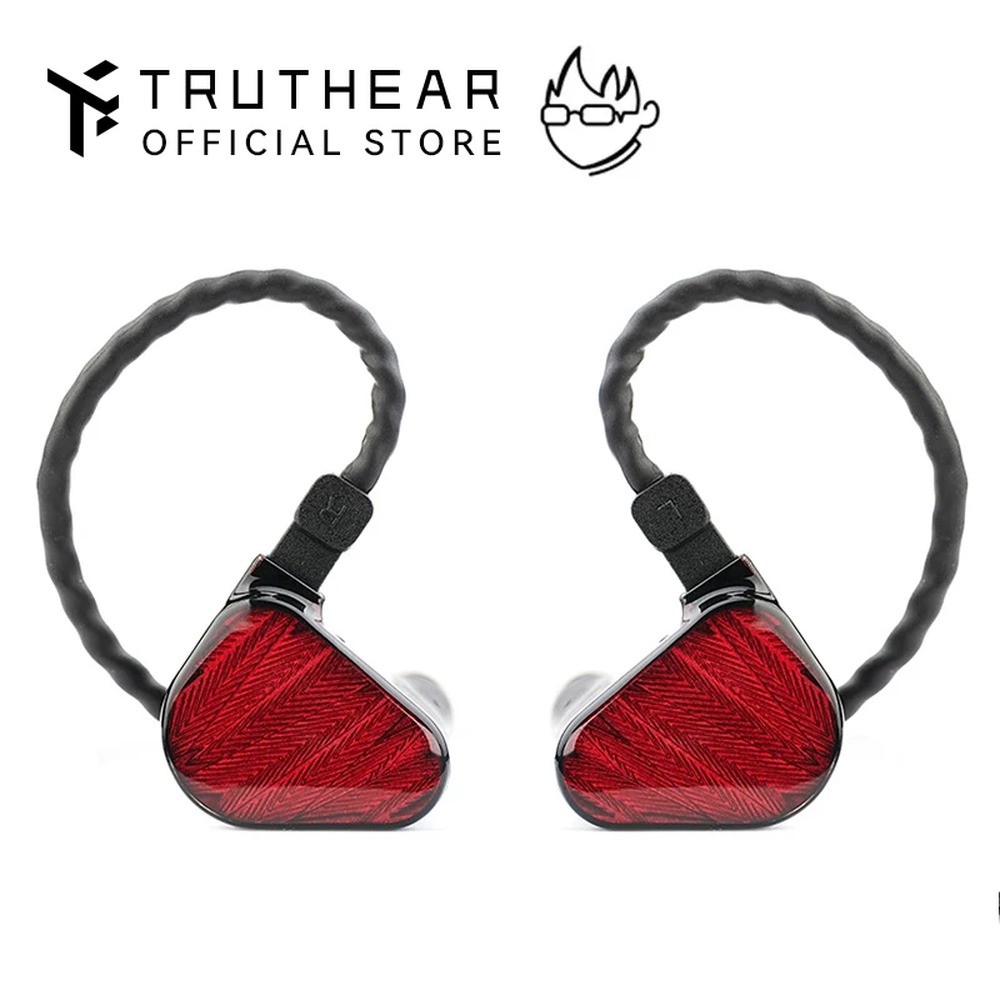 Truthear x Crinacle ZERO:RED Dual Dynamic Wired In-Ear Headphones with 0.03 in 2