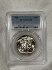 GRADED 1942 Walking Liberty Half Dollar PCGS MS64 Silver American Coin
