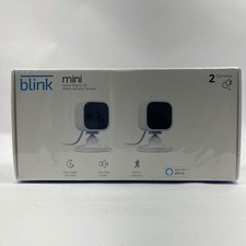 New Blink Mini Indoor Plug-In Smart Security Camera 2-Pack B07X27VK3D