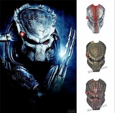 Alien Predator Glass Fiber Glow Mask Helmet Cosplay Prop CS COS Halloween Mask