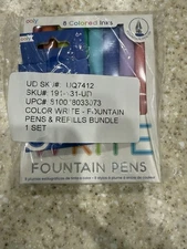 Ooly Color Write Colorful Fountain Pen Ink Refills, Set of Office Product