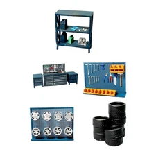 1/64 Garage Accessory Miniature Auto Shop Decor