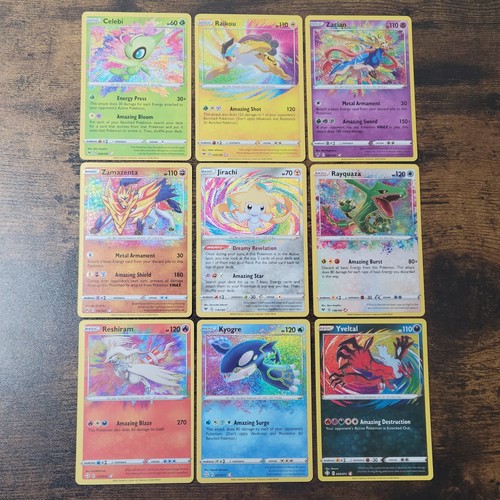 Amazing Rare Complete Set of 9 Cards from Vivid Voltage & Shining Fates NM Mint