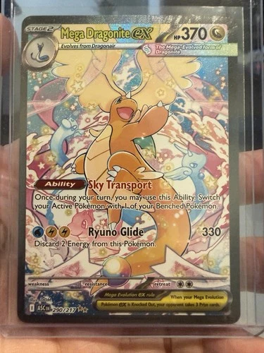 New Listing🌟 Mega Dragonite EX 290/217 SIR  Card- Pokemon TCG: Ascended Heroes ENGLISH