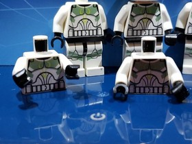 LEGO Star Wars Horn Company Clone Trooper Minifigure Lot Phase 1 Green sw0298