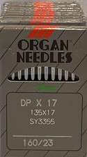 100 ORGAN - 135X17 size 23/160 walking foot sewing machine needles DPX17 DIX3