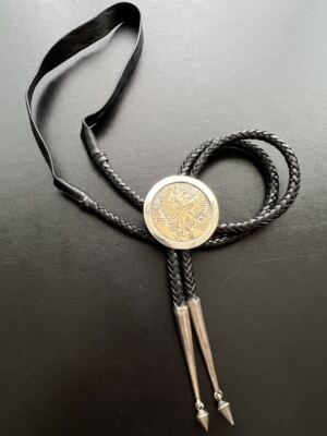 HOPI Watson Honanie Watson Honanie 14K STERLING Bolo Tie Hopi 