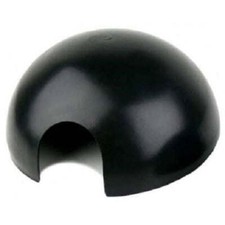 Jungle Bobs Round Reptile Hide Box - Black Snake  Amphibian Terrarium Hides S-L