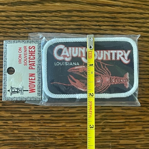 NEW Louisiana Cajun Country State Patch Badge USA-Made Vintage 2x2.5" Iron-On - Picture 2 of 4