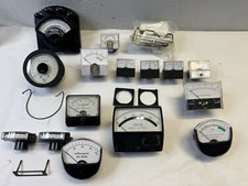 VINTAGE LOT OF GAUGES, METERS = WESTON - NEC - MODUTEC - ECT.
