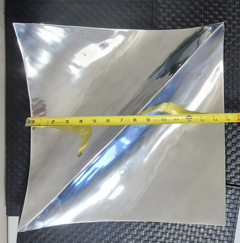 Bandeja Aluminio Decorativa Hogar Moderno 3"H x 15"W  Foto 3 de 4