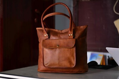 Women's Leather Bag Handmade Satchel Travel Vintage Purse Handbag