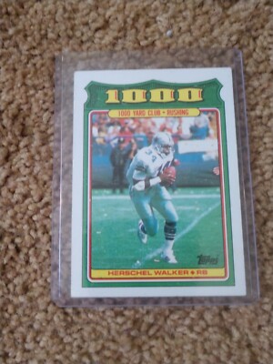 1988 Topps Hershel Walker #15 1,000 Yard Club