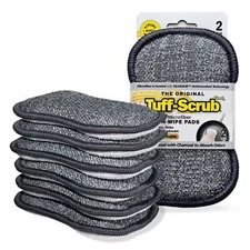 Fresh Professional Microfiber Scrubnwipe Sponge Pads Fabric Treated With Silvadu