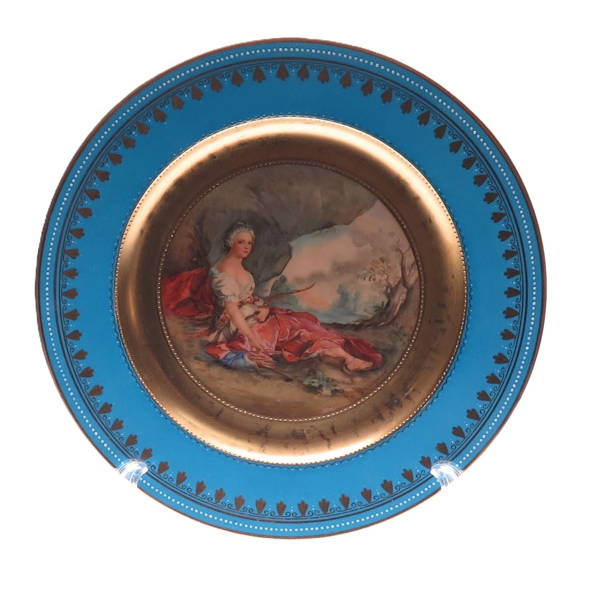 Royal Vienna Plate In Antique Ceramic & Porcelain Plates