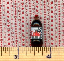 Dollhouse Miniature Size Cola Pop Bottle  DC