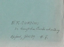 Heirnich Zimmer Merlin in Corona IX/2 SIGNED DEDICATION RARE 1939 FIRST PRINT