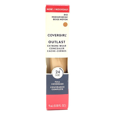 Covergirl Outlast Extreme Wear Concealer 24hr Full Coverage 842 Medium Beige
