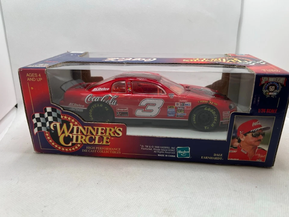 Dale Earnhardt #3 Coca-Cola Red Winners Circle 1:24 Nascar Diecast Car NUEVO RARO Foto 4 de 4