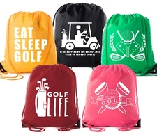 Mato & Hash Golf Bags, Drawstring Golf Bags for Leagues, Parties and More!