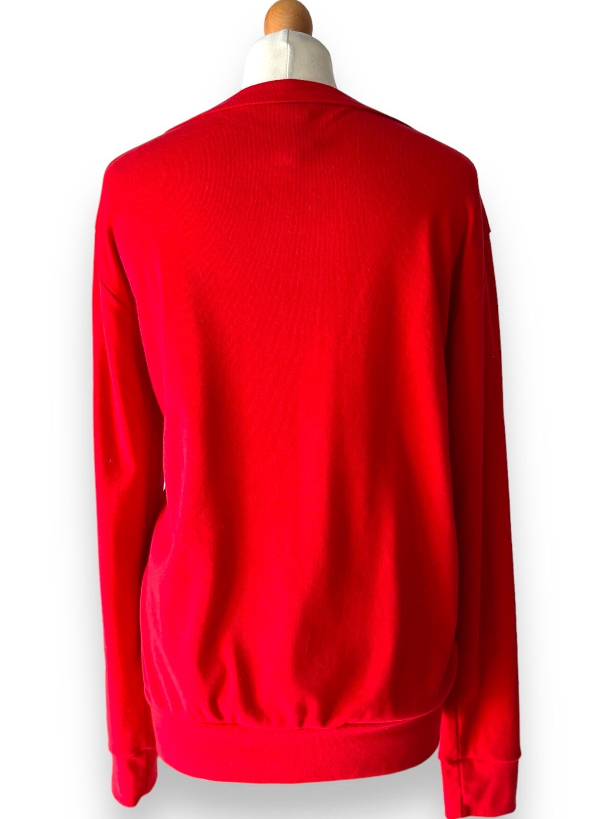 Model Women's Cardigan Size XL UK Size 18 Red Long Sleeve Cotton eBay