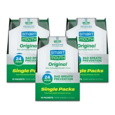 SmartMouth Activated Mouthwash, Travel Packs, Fresh Mint, 30 Pack