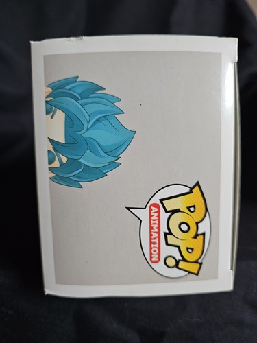 Funko Pop Dragon Ball Z Super Saiyan God Goku Azul #121 Tema Candente Excl Abovedado - Imagen 6 de 7