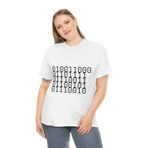 Unisex Heavy Cotton Tee Binary for LOSER and Loser on back of shirt - Bild 5 von 145