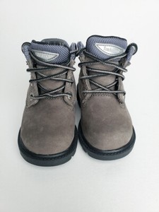 grey and blue timberland boots
