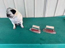 Pair Kraft Tool Concrete Chamfer Tube Edgers Bronze 18" and 24" Diameters