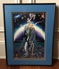 Markus Willis Neptunes Promise of Power Signed Numbered 25 / 500 COA 1991