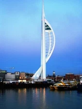 Photo 6x4 Spinnaker Tower and Gunwharf Quays at night Newtown/SZ6199 Vie c2006