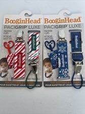 2 packs BooginHead Baby Newborn PaciGrip Pacifier Clip, For Teether, Soothie