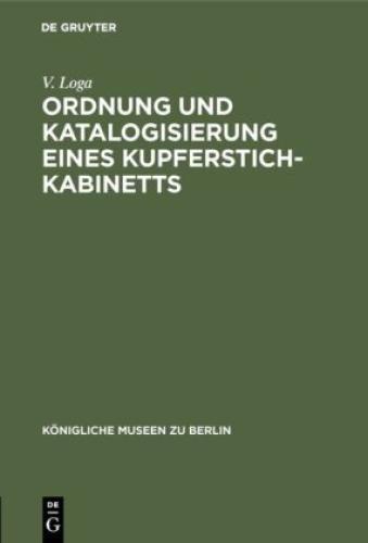 Thumbnail - Ordnung Und Katalogisierung Eines Kupferstich-kabinetts Erfahrungen